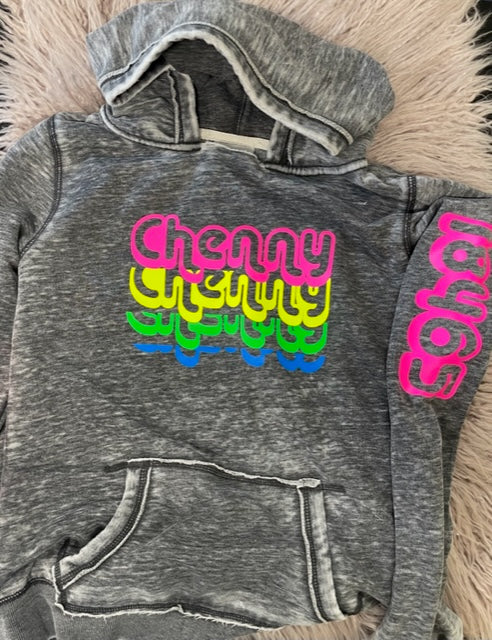 Burnout Neon Repeat Hoodie