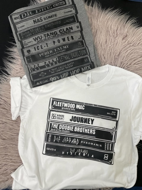 Adult Throwback Music Tee