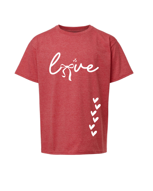 Valentine's Script Love Bow Shirt