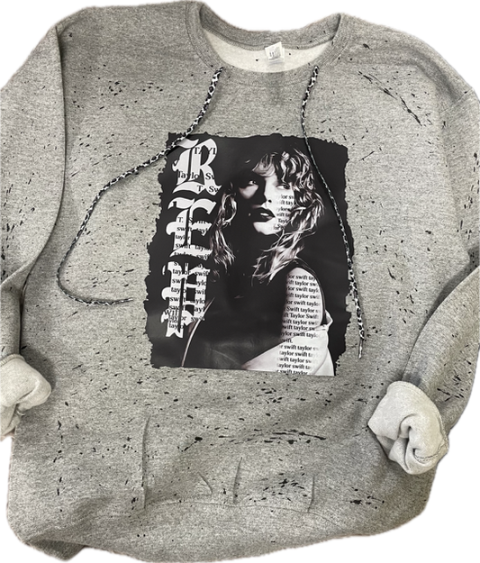 Swiftie Crewneck Sweatshirt YOUTH LARGE  **IN STOCK READY TO SHIP**