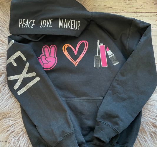 Peace Love Makeup Hoodie