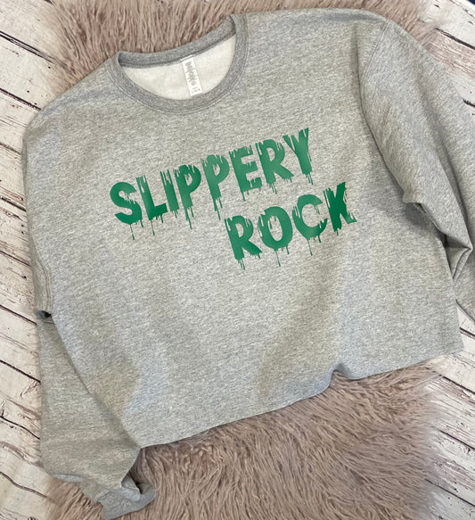 Crop Drip Sweatshirt